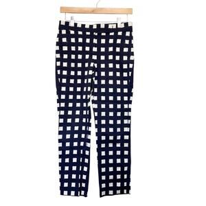 MaxMara Blue White Plaid Pants Sz 4
